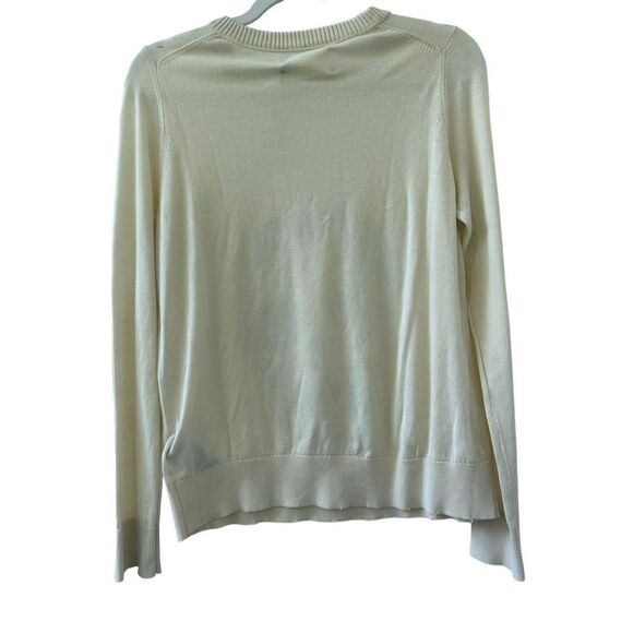 Zadig & Voltaire Miss Camo Skull Strass Sweater Women’s Cream Size Medium - Picture 5 of 12